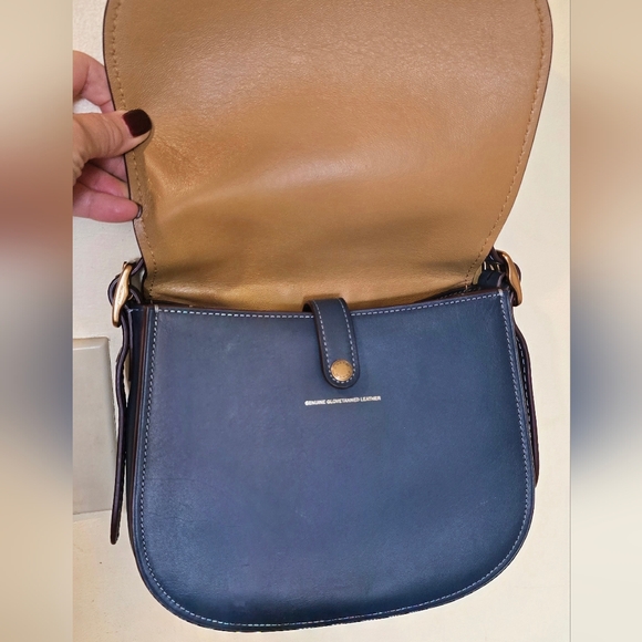 Coach Dark Denim Saddle Bag - Picture 5 of 10